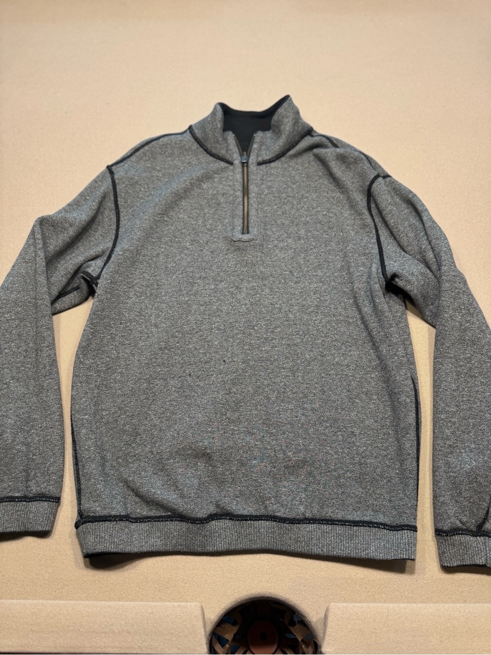 Daniel Cremieux Reversible Quarter-Zip Pullover Sweater